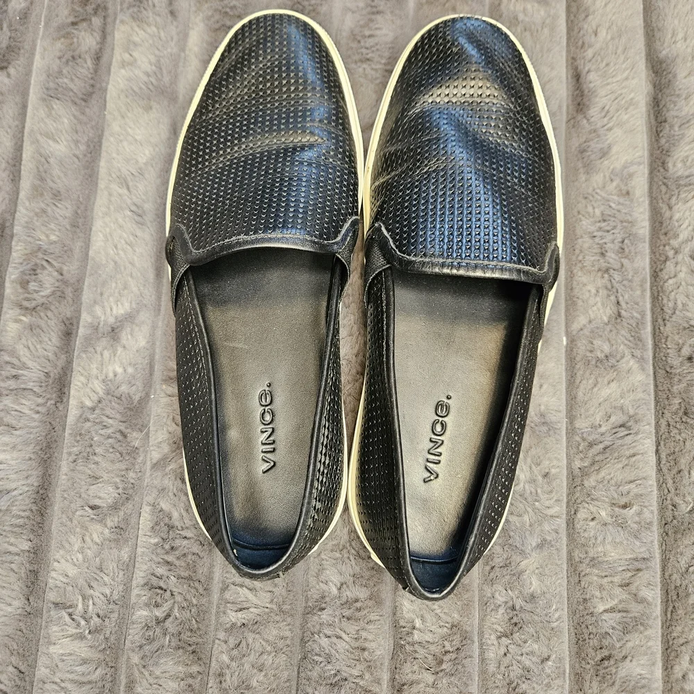 Vince Black Women's Slip-On Shoes